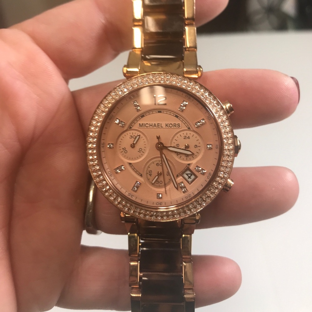 Authentic MIchael KORS rose gold watch